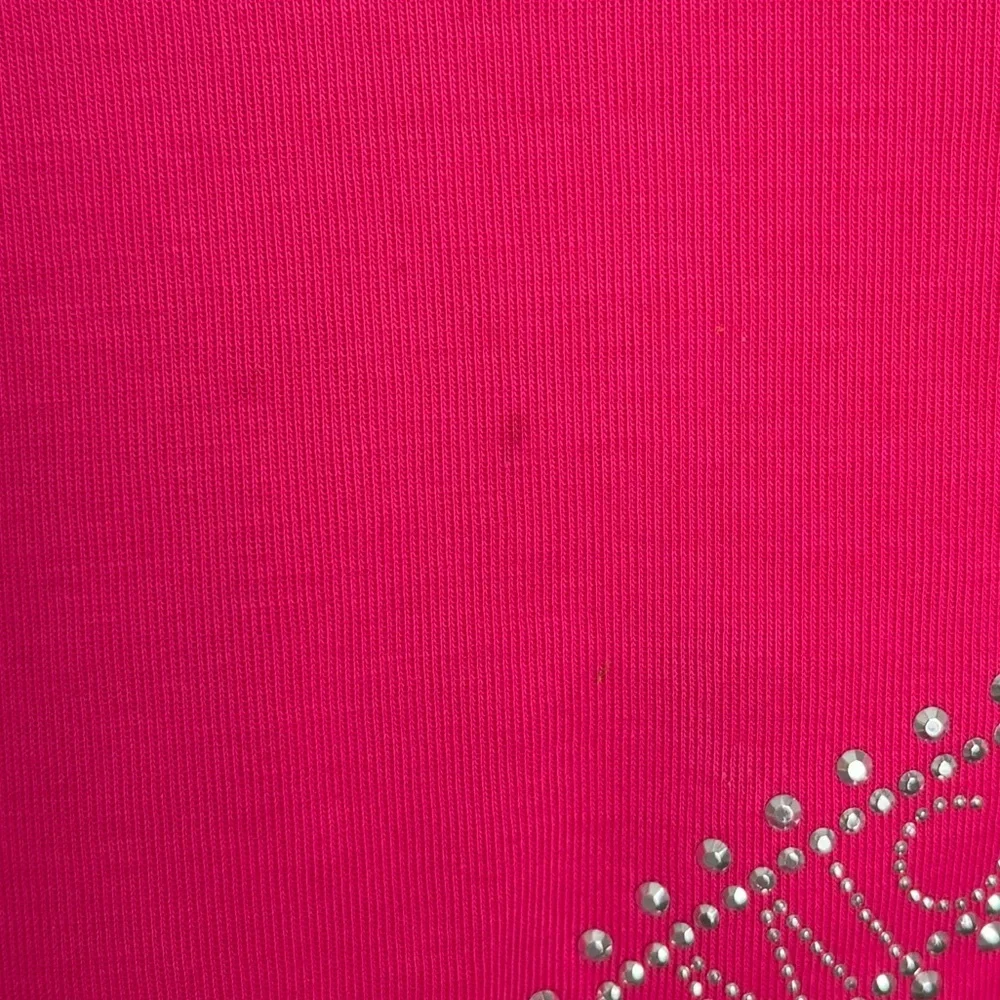 Michael Kors Pink Embellished Logo Cotton Blend Sweatshirt - Picture 5 of 8